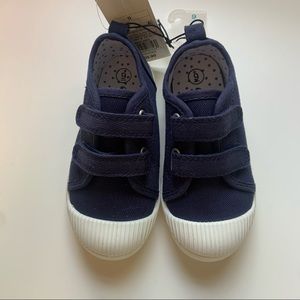Cat and Jack navy blue Velcro sneakers - size 9
